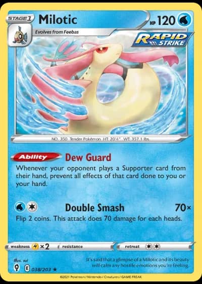 Milotic #38/203 — Evolving Skies