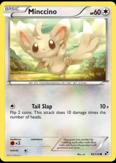 Minccino #88/114 — Black & White
