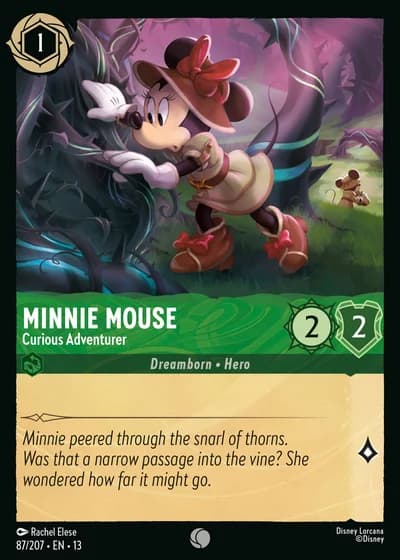 Minnie Mouse - Curious Adventurer #87/261 — Attack of the Vine!