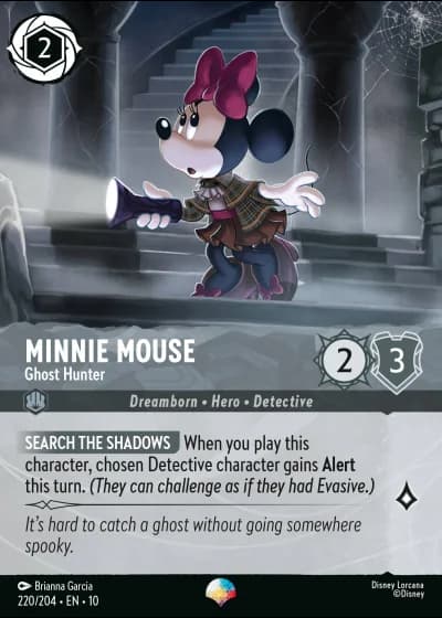 Minnie Mouse - Ghost Hunter #220/204 — Whispers in the Well