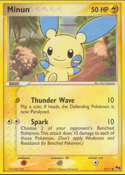 Minun #12/17 — POP Series 1