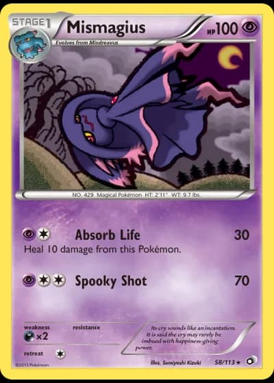 Mismagius #58/113 — Legendary Treasures
