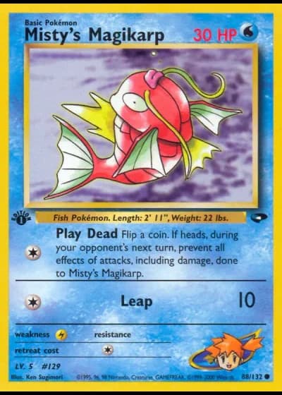Misty's Magikarp (1st Edition) #88/132 — Gym Challenge (1st Edition)