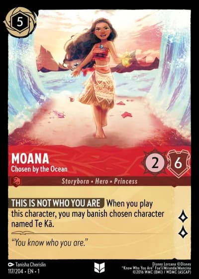 Moana - Chosen by the Ocean #117/204 — The First Chapter