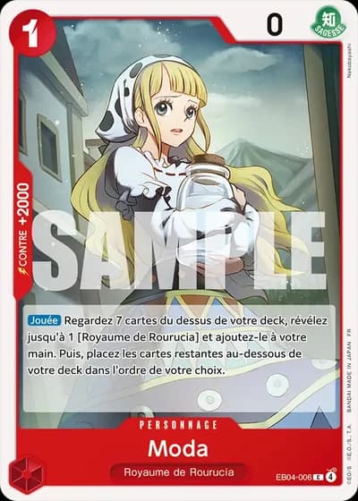 Moda (EB04-006) — Aventure sur l'Île de Dieu (OP15-EB04)