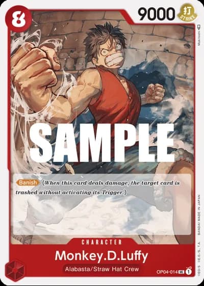 Monkey.D.Luffy (OP04-014) — Kingdoms of Intrigue (OP04)