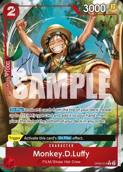 Monkey.D.Luffy (OP06-013) (Alternative Art) — Wings of the Captain (OP06)