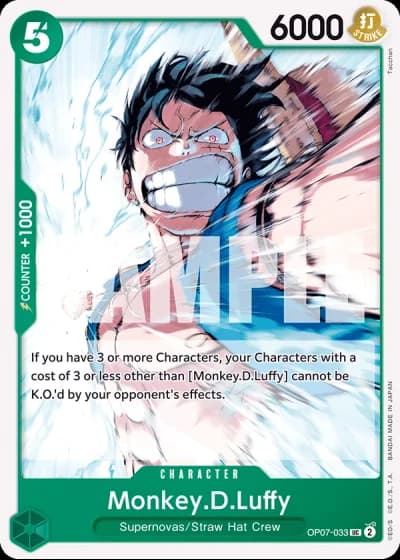 Monkey.D.Luffy (OP07-033) — 500 Years in the Future (OP07)