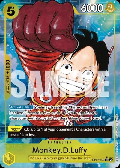 Monkey.D.Luffy (OP07-109) (Alternative Art) — 500 Years in the Future (OP07)