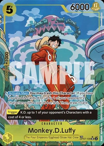 Monkey.D.Luffy (OP07-109) (Treasure Rare) — Two Legends (OP08)
