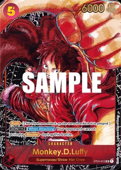 Monkey.D.Luffy (ST01-012) (Alternative Art) — Awakening of the New Era (OP05)