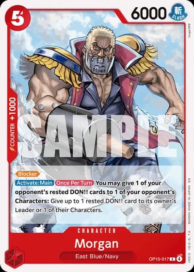 Morgan (OP15-017) — Adventure on Kami's Island (OP15-EB04)
