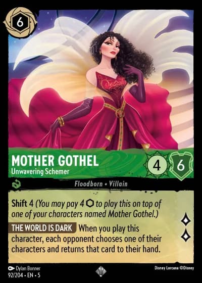 Mother Gothel - Unwavering Schemer #92/204 — Shimmering Skies
