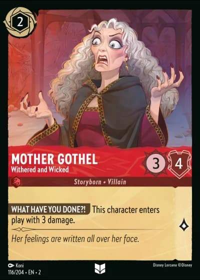 Mother Gothel - Withered and Wicked #116/204 — Rise of the Floodborn