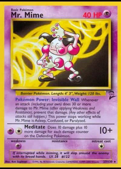 Mr. Mime #27/130 — Base Set 2