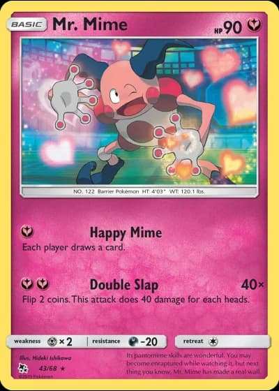 Mr. Mime #43/68 — Hidden Fates