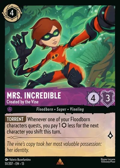 Mrs. Incredible - Created by the Vine #51/261 — Attack of the Vine!