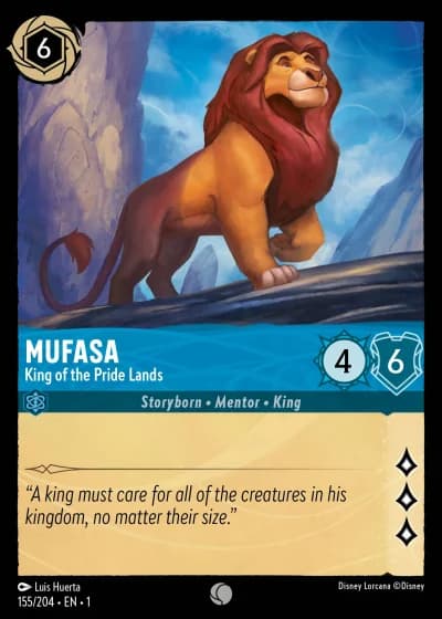 Mufasa - King of the Pride Lands #155/204 — The First Chapter