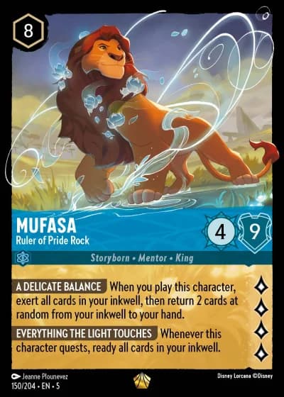 Mufasa - Ruler of Pride Rock #150/204 — Shimmering Skies