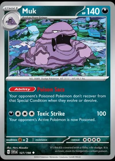 Muk #127/198 — Scarlet & Violet