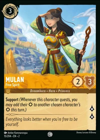Mulan - Free Spirit #15/204 — Rise of the Floodborn