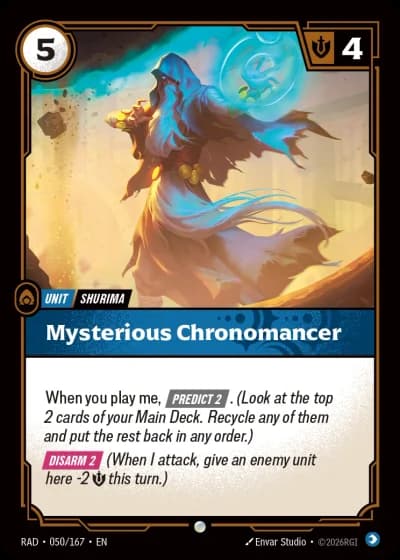 Mysterious Chronomancer #050/189 — Radiance