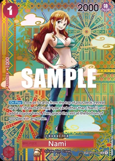 Nami (OP01-016) (Special Rare) — Awakening of the New Era (OP05)