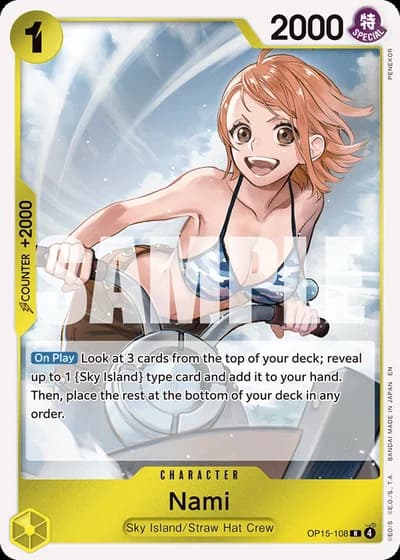 Nami (OP15-108) — Adventure on Kami's Island (OP15-EB04)