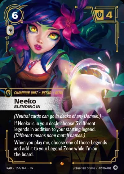 Neeko, Blending In #167/189 — Radiance