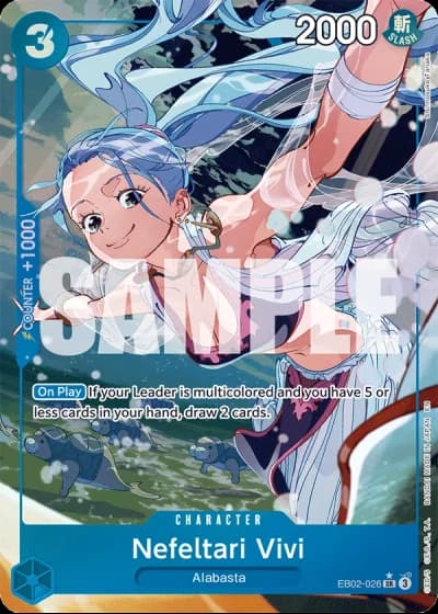 Nefeltari Vivi (EB02-026) (Alternative Art) — Anime 25th Collection (EB02)