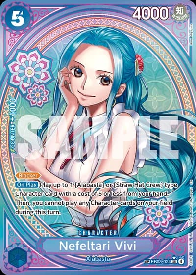 Nefeltari Vivi (EB03-024) (Alternative Art 2) — ONE PIECE Heroines Edition (EB03)