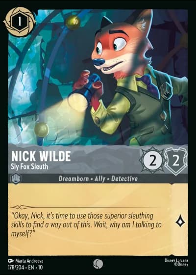 Nick Wilde - Sly Fox Sleuth #178/204 — Whispers in the Well
