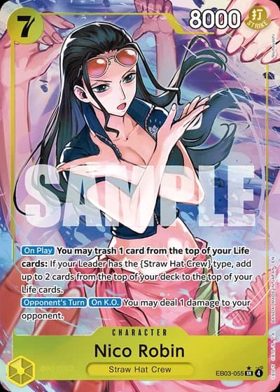 Nico Robin (EB03-055) (Alternative Art) — ONE PIECE Heroines Edition (EB03)