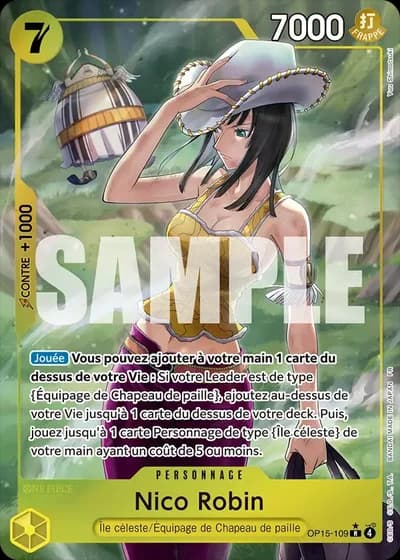 Nico Robin (OP15-109) (Alternative Art) — Aventure sur l'Île de Dieu (OP15-EB04)