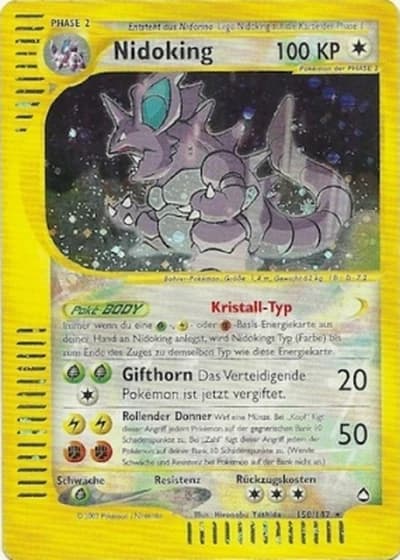 Nidoking #150/147 — Aquapolis