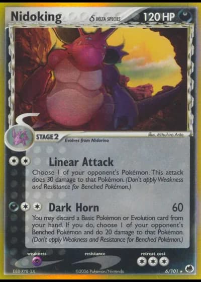 Nidoking #6/101 — EX Dragon Frontiers
