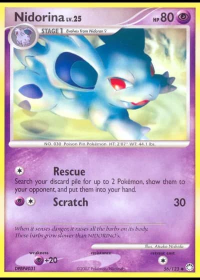 Nidorina #56/123 — Tesori Misteriosi