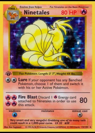 Ninetales (1st Edition) #12/102 — Base Set (1st Edition)