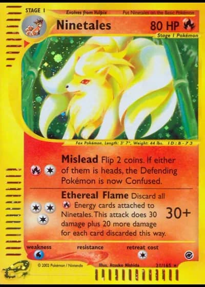 Ninetales #21/165 — Expedition Set Base