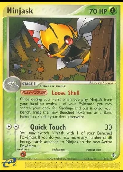 Ninjask #18/97 — EX Drache