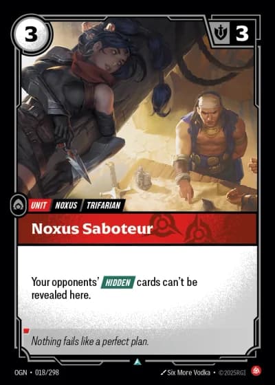 Noxus Saboteur #018/352 — Origins