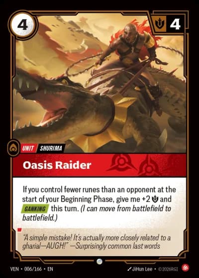 Oasis Raider #006/248 — Vendetta