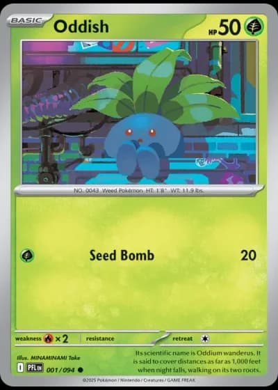 Oddish #001/94 — Phantasmal Flames