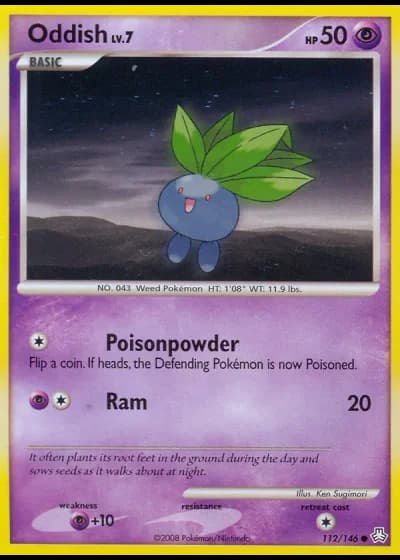 Oddish #112/146 — Il Risveglio dei Miti
