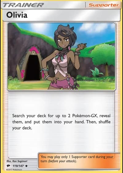 Olivia #119/147 — Burning Shadows