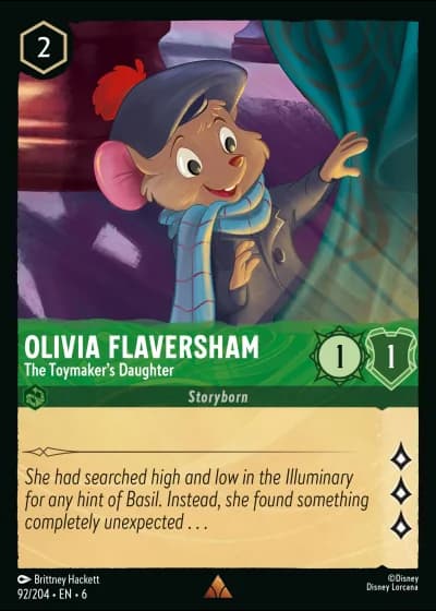 Olivia Flaversham - The Toymaker's Daughter #92/204 — Azurite Sea