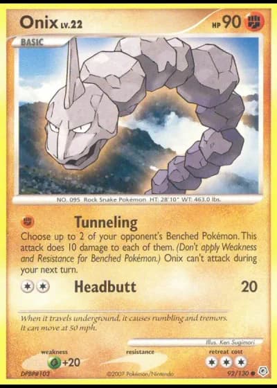 Onix #92/130 — Diamante & Perla