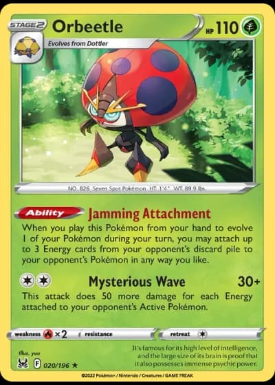 Orbeetle #020/196 — Lost Origin