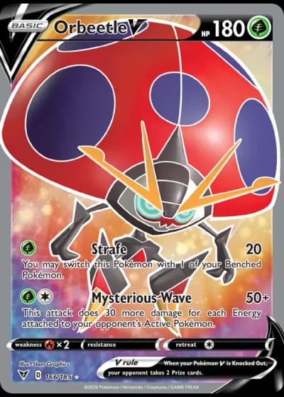 Orbeetle V #166/185 — Vivid Voltage