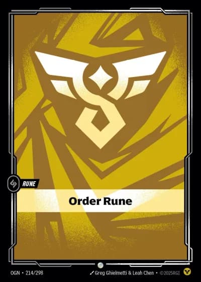 Order Rune R06/308 — Unleashed